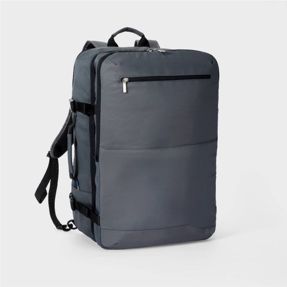 Open Story 45L Travel Backpack Luggage Grey Laptop Bag Softshell Unisex - Picture 1 of 6